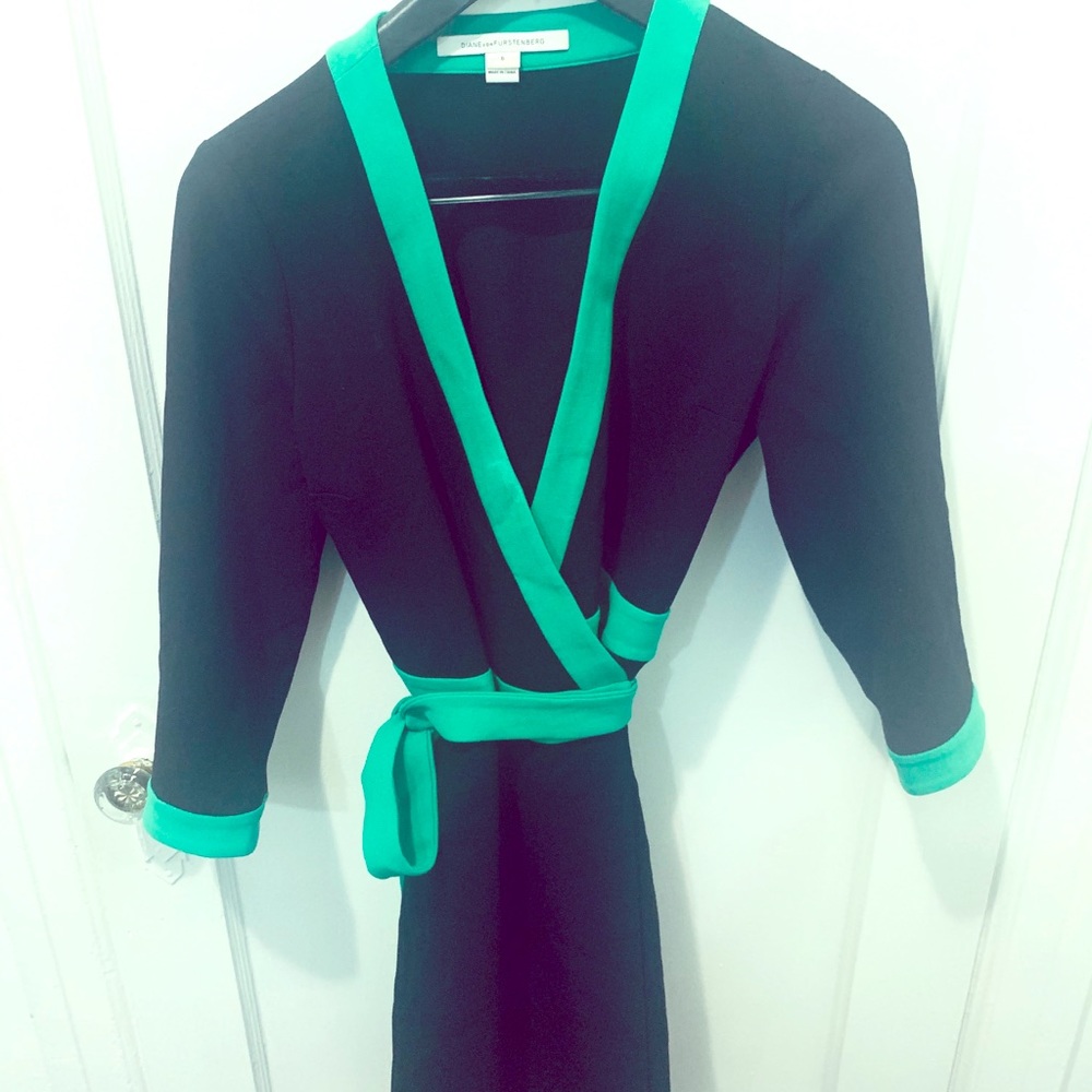 Designer wrapped dress